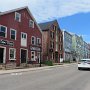 Les maisons colorées de Charlottetown ressemblent à s'y méprendre avec celle de Saint-John's, Terre-Neuve.